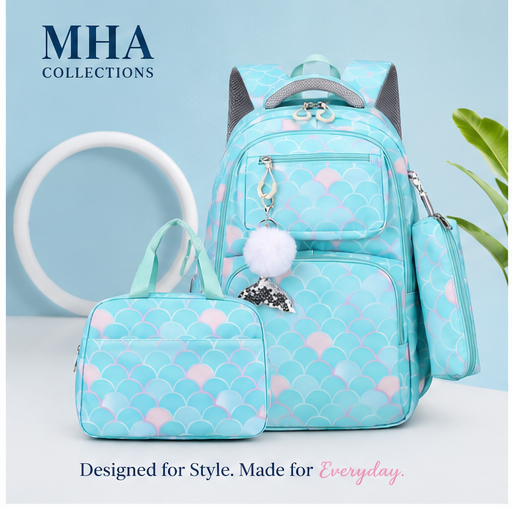 School Bag pink | Includes Pencil Case