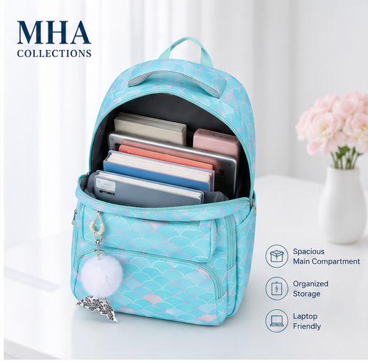 School Bag pink | Includes Pencil Case