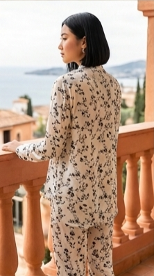 Open Long Shirt 2 Peice